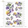 bratek, bratki, kwiat, ogród, łąka, wiosna, autorka grafiki Maria Kopeć, R910, pansy, pansies, flower, garden, meadow, spring, Stiefmütterchen, Blume, Garten, Wiese, Frühling, pensamiento, flor, jardín, prado, primavera